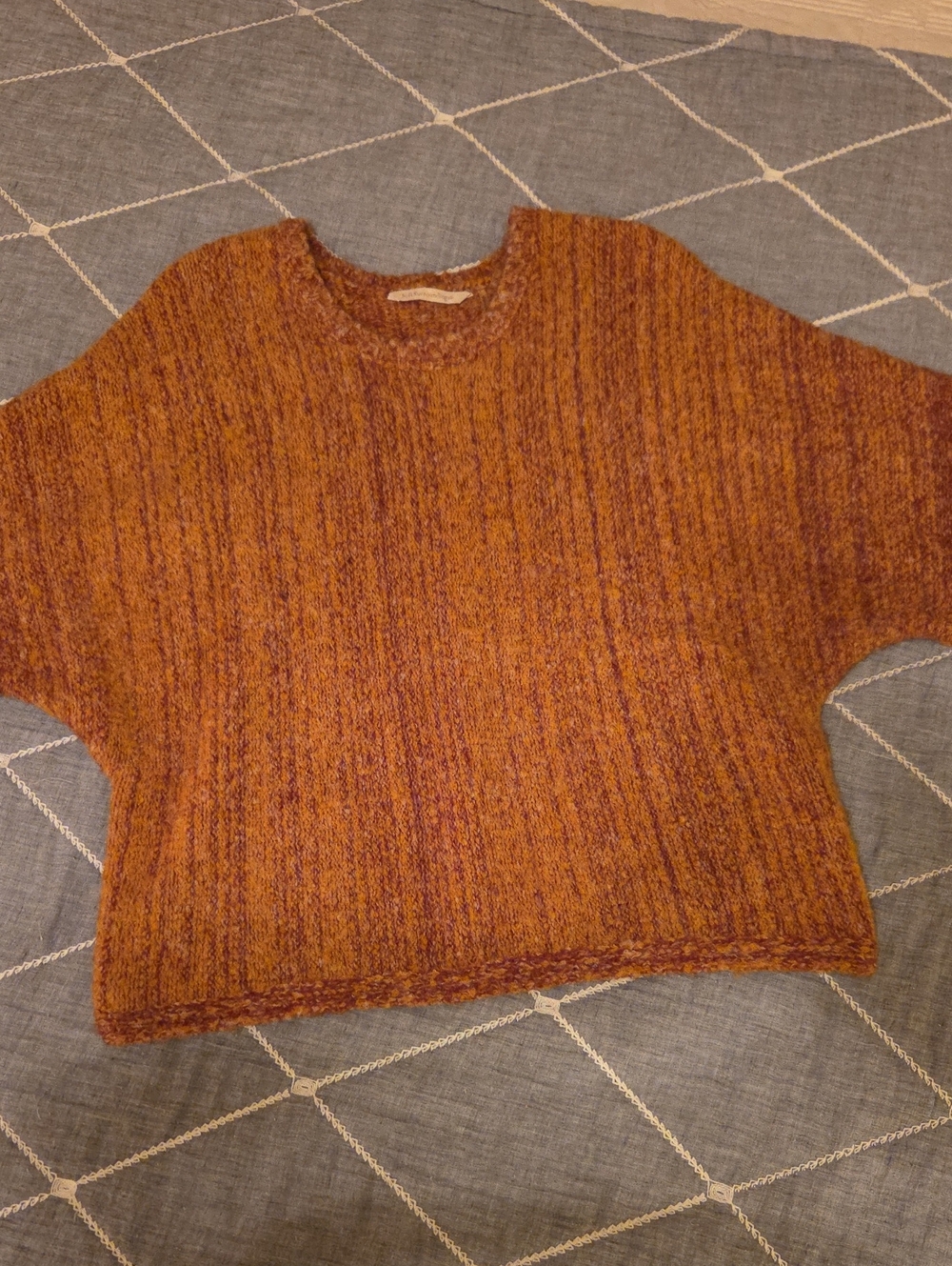 Soft Surroundings Marled Rusty Orange Sweater
